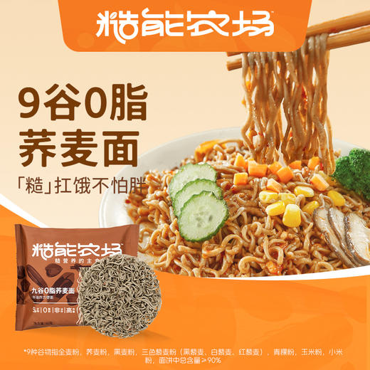 糙能农场 九谷0脂荞麦面 60g*10/60g*20 商品图1