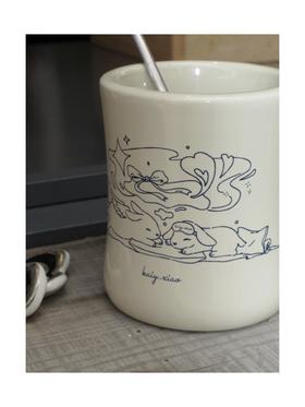 晚安好梦 小兔子陶瓷杯