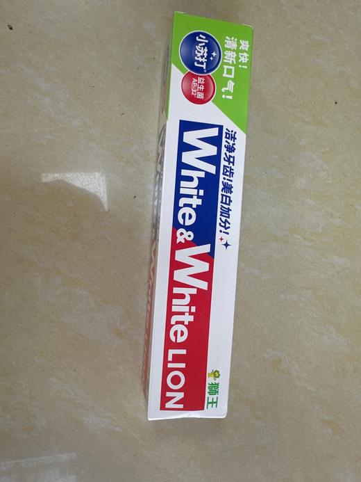 狮王小苏打美白清新牙膏（沁凉青柠香型）120g 商品图0