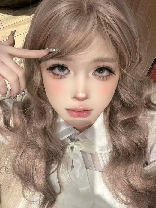 <月抛中直径>Sasababy- 凡尔赛迷雾 紫-14.2mm【月抛 0-800度 含525/575】 商品图4