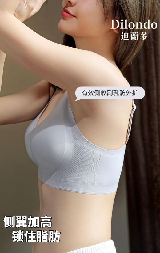 新款奶皮文胸大降温无痕内衣女夏季薄款冰丝凉感文胸2118448 商品图3