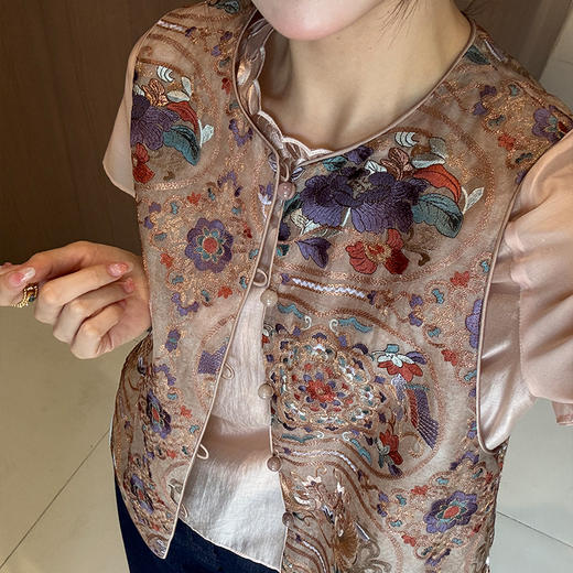 【预售7天】良木礼真丝马甲（890250） 商品图0