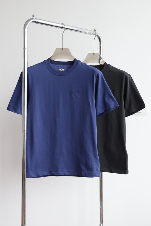 P.R.D 高密pima双纱棉平纹 圆领短袖T恤 TX466 商品图0