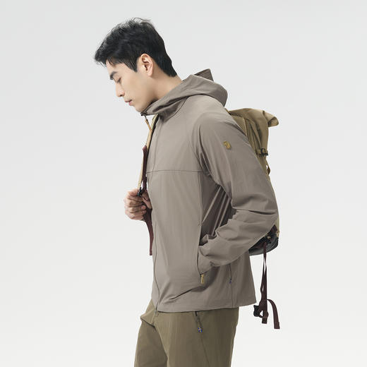 北极狐 男士户外防风夹克 2025春夏徒步登山弹力外套082511084 商品图3