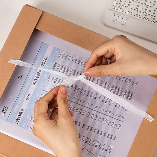 【得力】得力63205-30mm牛皮纸档案盒(黄)30个装 商品图3