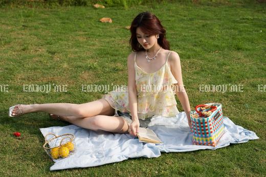 【门店同款】ENJOY夏季悠然之境层层蛋糕吊带上衣 162543155 商品图4