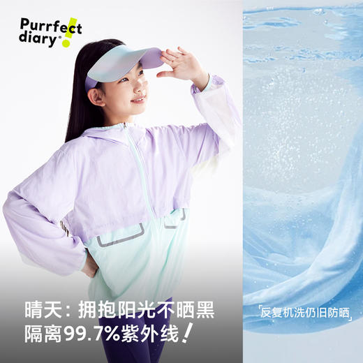 fx-【UPF100+】咕噜日记童装儿童防晒衣2025夏男女童轻薄透气防晒服PXW2514 商品图2