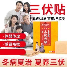 【99.9元150贴超划算】唐韵宛枫·艾草三伏贴 10大草本精粹 冬病夏治 亲肤胶质 透气不刺激 穴位贴敷 撕贴方便 15贴/盒