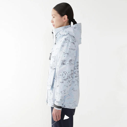 and wander PERTEX 男女山脉迷彩经典款专业防水透气反光冲锋衣 商品图1