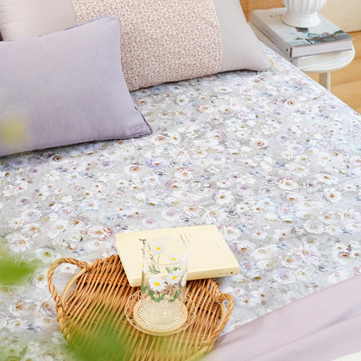 洛可可花园系列床笠纯棉100全棉四季通用单件床罩复古碎花高端轻奢定制 商品图3