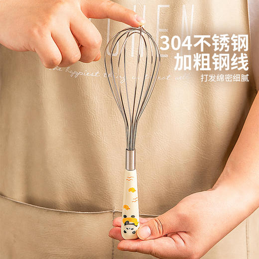 摩登主妇动物派对手动打蛋器鸡蛋抽打蛋棒烘焙工具蛋糕面粉搅拌器 商品图2