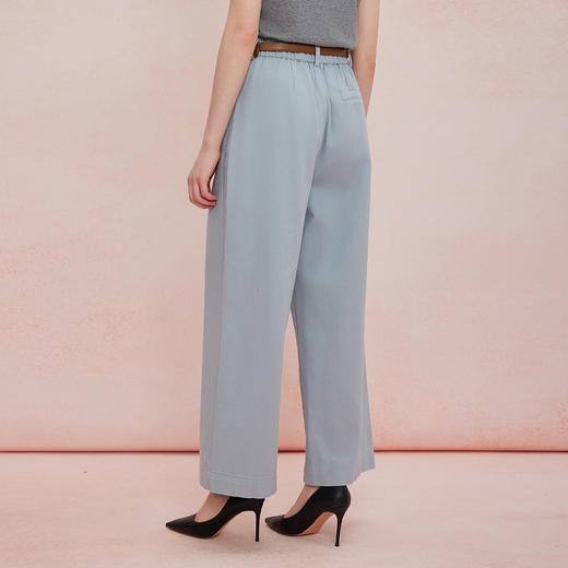 QF302斯尔丽25夏季新款时尚小个子宽松显瘦直筒休闲百搭水洗牛仔长裤 商品图1