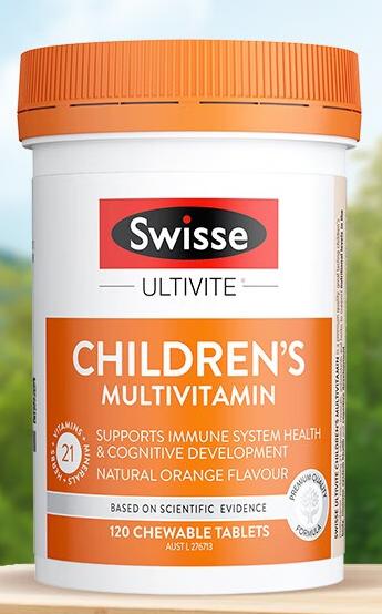 Swisse儿童复合维生素咀嚼片120片 商品图0