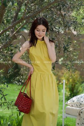 【门店同款】ENJOY夏季“后花园”多巴胺挂脖裙 162495595