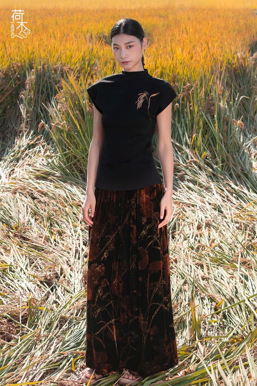 荷木HEMU丨金禾·宽腿裤 商品图3