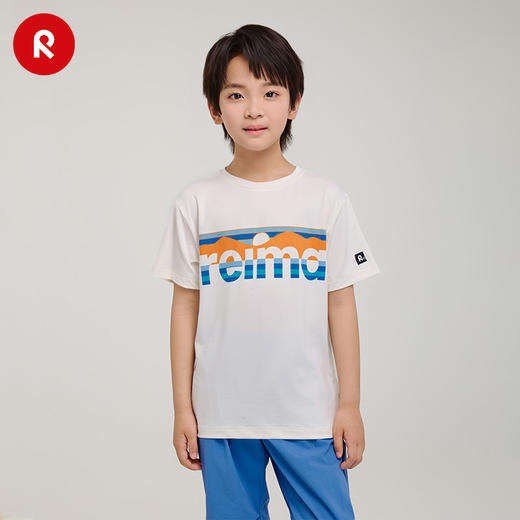 芬兰Reima2025春夏新款男女儿童中童运动木糖醇印花短袖T恤 商品图1