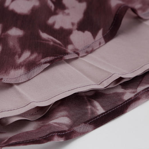 QF855斯尔丽25夏季新款法式浪漫碎花荷叶边吊带搭配针织外披连衣裙套装 商品图8