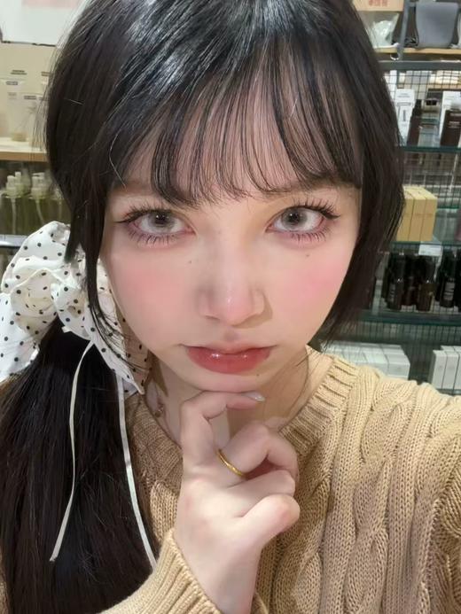 <月抛中直径>Sasababy- 少女的祈祷 粉-14.2mm【月抛 0-800度 含525/575】 商品图6