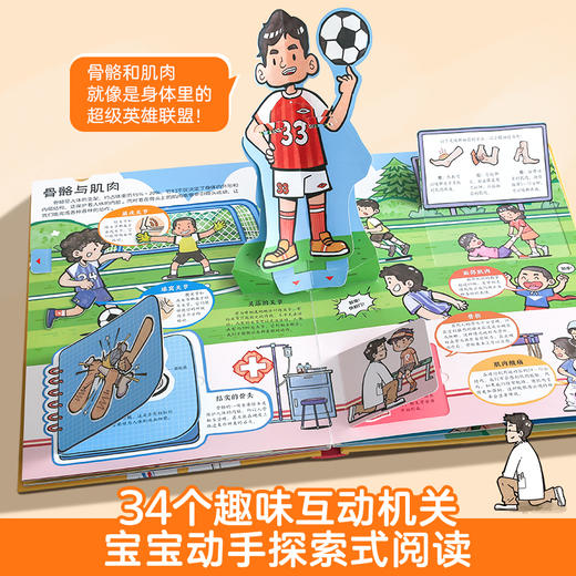 【青葫芦】那么大！立体书：身体 3-8岁 儿童3d立体书 商品图1