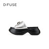 Dfuse迪芙斯2025夏季新款轻盈拖鞋增高厚底鼓棉外穿时尚凉拖DFD2110109 商品缩略图5