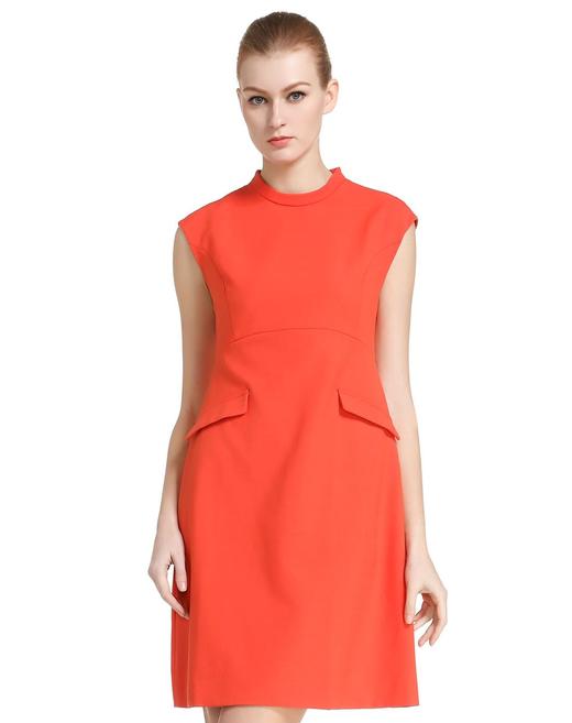 玛丝菲尔Marisfrolg 玛丝菲尔/Marisfrolg 端庄气质盖肩袖连衣裙 商品图0