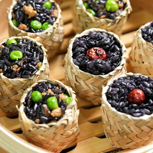 来自1700年的新登古镇 非遗传承畲族人古法制作的乌米饭 天然清香 商品图0