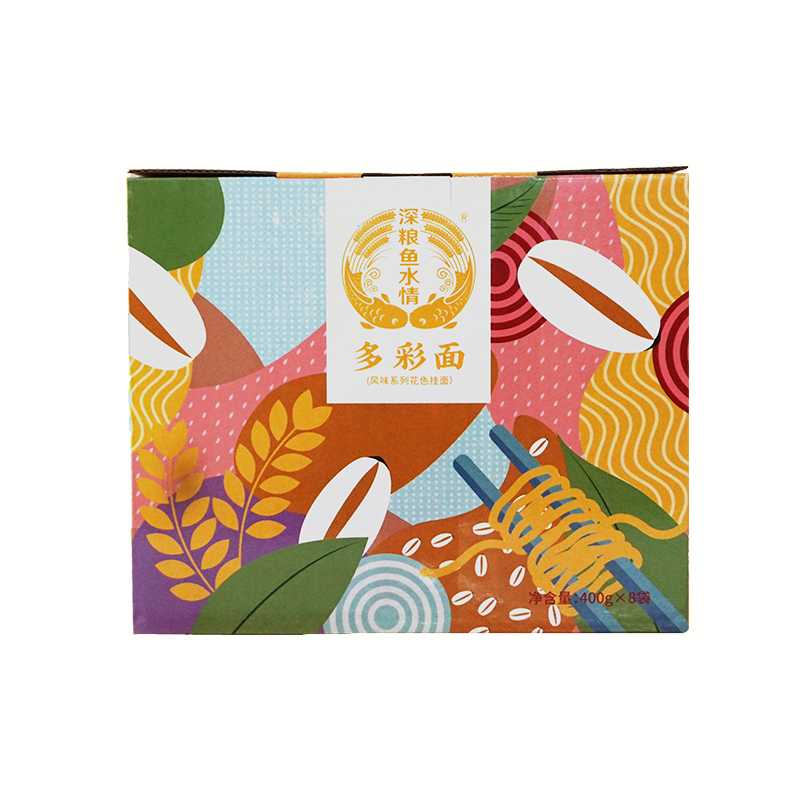 深粮鱼水情 多彩面礼盒3.2kg