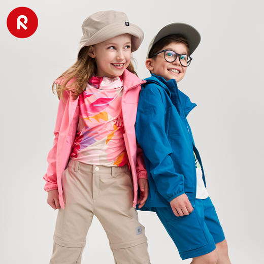 芬兰Reima2025春夏新款男女儿童大童防蚊虫运动可拆卸两穿裤子 商品图2