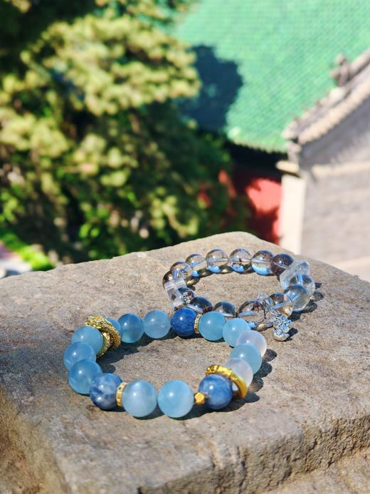 「八方来财」聚宝盆绿幽灵水晶搞事业手串 商品图12