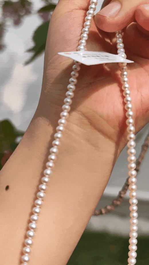 源头直采精挑级！ baby珠手链&项链 淡水AK  4-5mm 近正圆强光无暇(下单5天左右发货) 商品图2