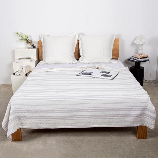 一丝浓时尚简约提花毯 全棉三层纱布盖毯 休闲沙发毯盖毯午睡毯 商品图2