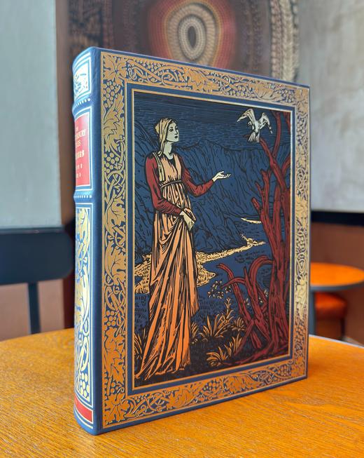 【俱乐部限定款】《坎特伯雷故事》莫里斯版，蓝色牛皮竹节装 商品图2