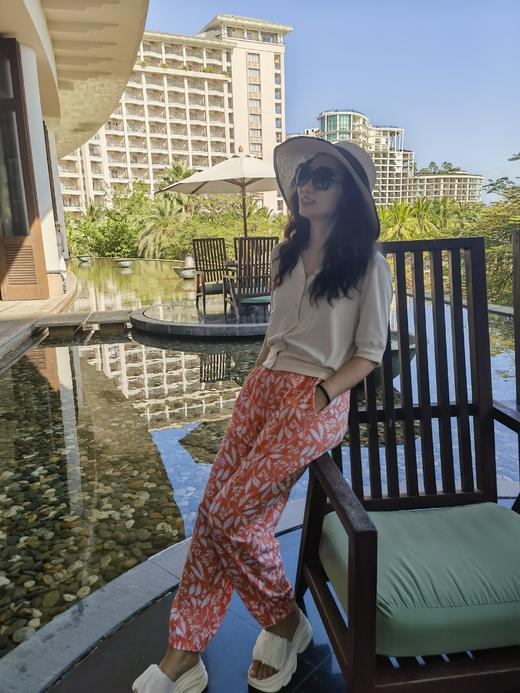 【粘纤梭织】SCHIESSER德国舒雅女士七分袖100%粘纤梭织九分裤31/24772P 商品图5