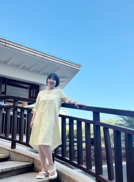 【斜纹梭织100%棉】SCHIESSER德国舒雅女士七分袖连衣裙100%斜纹梭织面料薄而不透31/24767D 商品图8