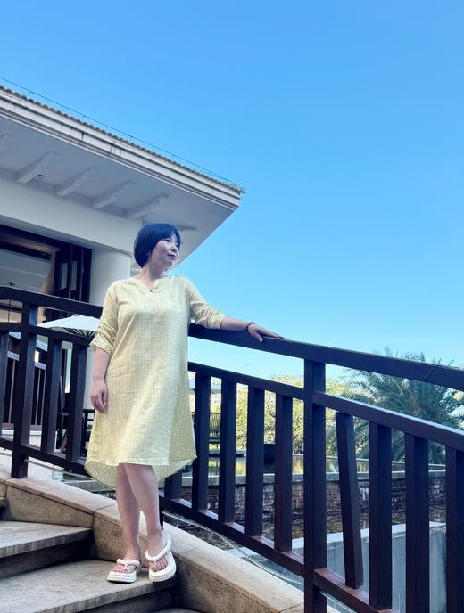 【斜纹梭织100%棉】SCHIESSER德国舒雅女士七分袖连衣裙100%斜纹梭织面料薄而不透31/24767D 商品图9