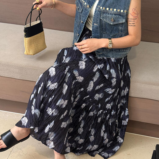 【预售7天】良木礼真丝半裙（04629001） 商品图4