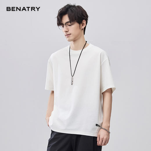 贝纳川夏季微阔版短袖T恤ECF214005 商品图2
