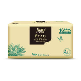 洁柔卫生纸(Face油画有芯)200g4层(16卷装)BJ203-16E