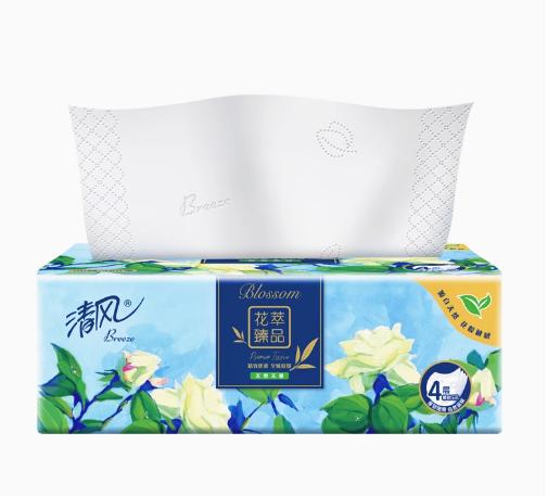 清风花萃臻品4层90抽/包*8*6抽取式面巾纸BR82MHC2 商品图4