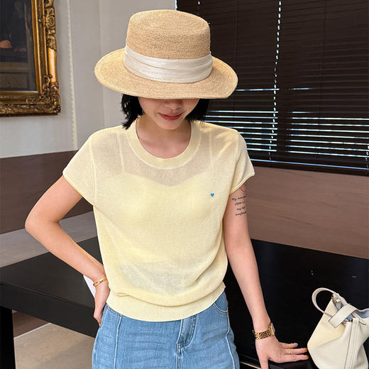 【现货】良木礼迷你心标短袖 商品图2