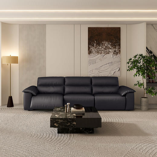 顾家家居整装 现代舒适 皮艺功能沙发 KZ.9061豪爵G 商品图1