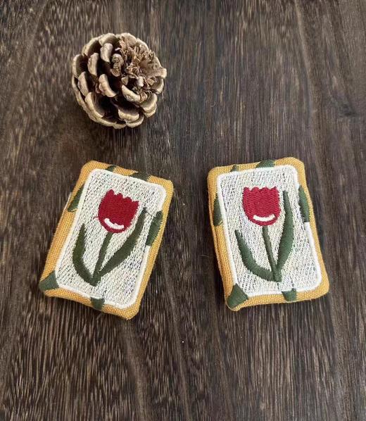 森系棉麻布艺胸针 商品图7