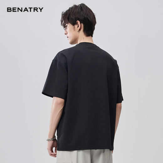 贝纳川夏季微阔版短袖T恤ECF214005 商品图6