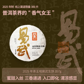 【茶王地系列】元昌号2025年易武古树纯料357克生饼