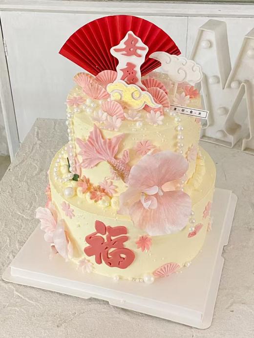 【生日蛋糕】粉色祝寿款 商品图0