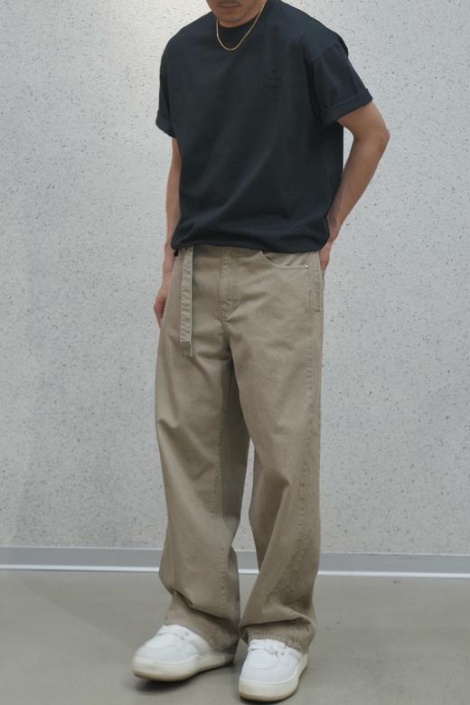 男款腰带长裤 商品图3