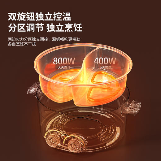 HYUNDAI韩国现代电火锅（鸳鸯电火锅）JZG-C603 商品图2