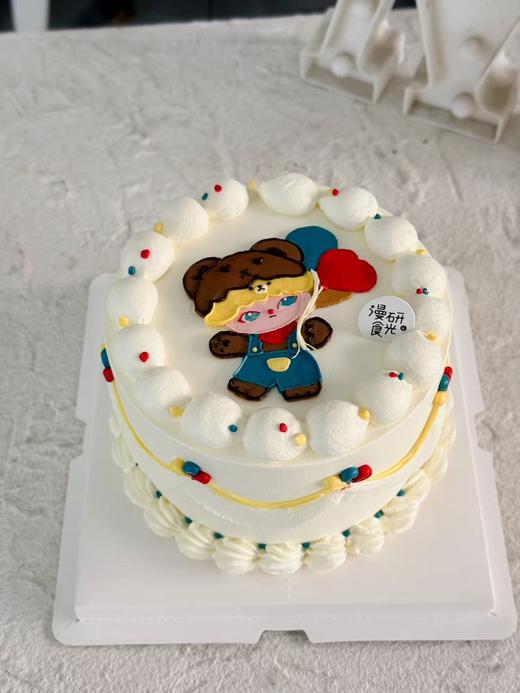 【生日蛋糕】手绘泡泡玛特 商品图0