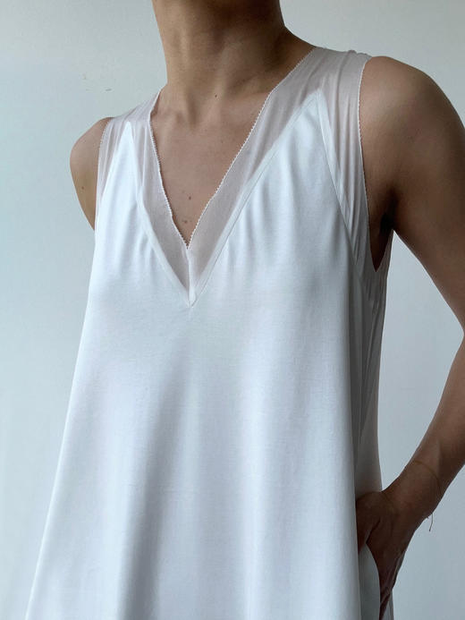 VC｜SS25010 Irene jersey dress [连衣裙  黑 / 白 ] 商品图11