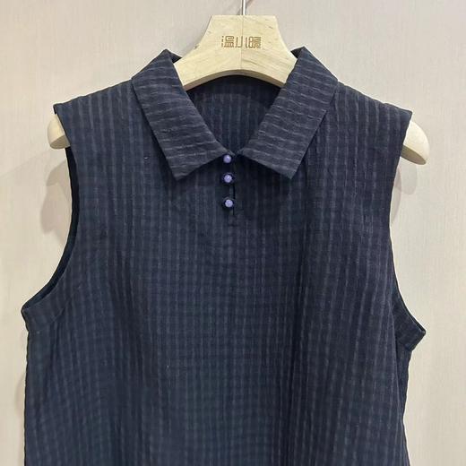 【线上专属】翻领马甲（24804997-黑） 商品图2